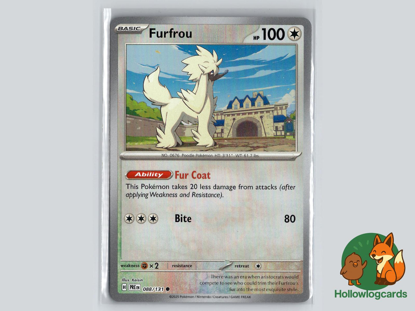 Furfrou (088/131) - Prismatic Evolutions Pokémon Card