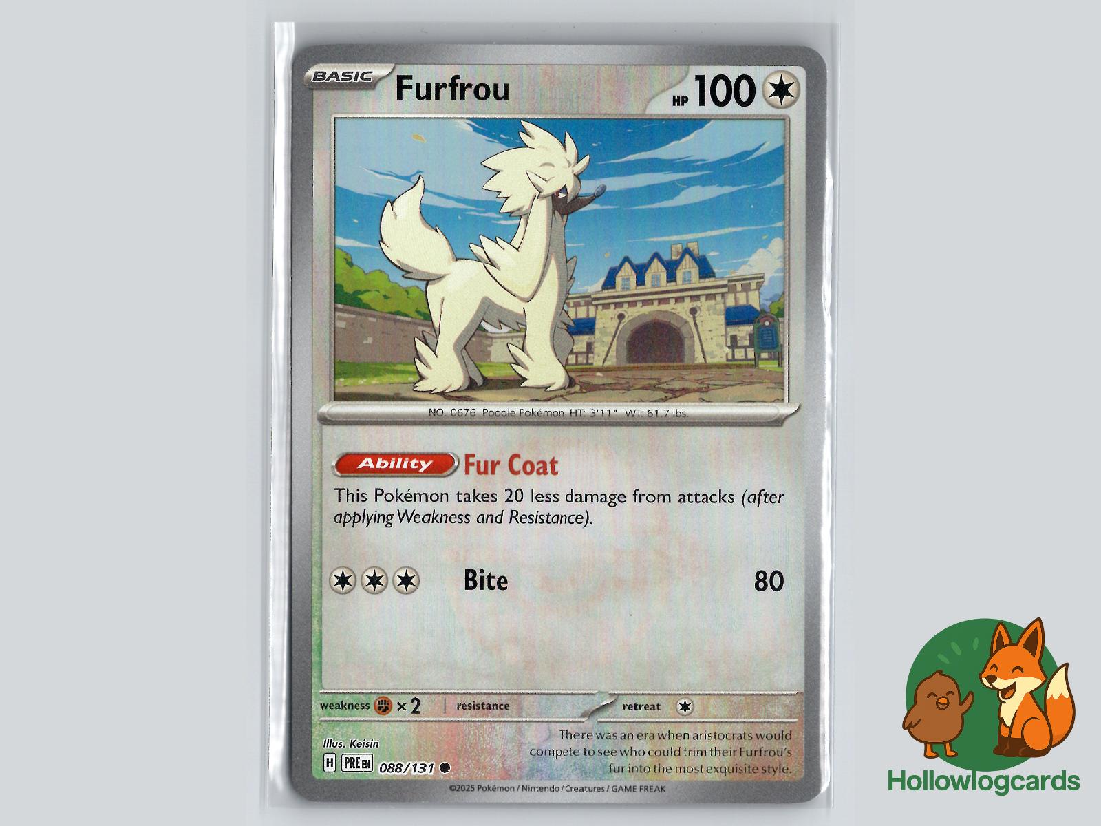 Furfrou (088/131) - Prismatic Evolutions Pokémon Card