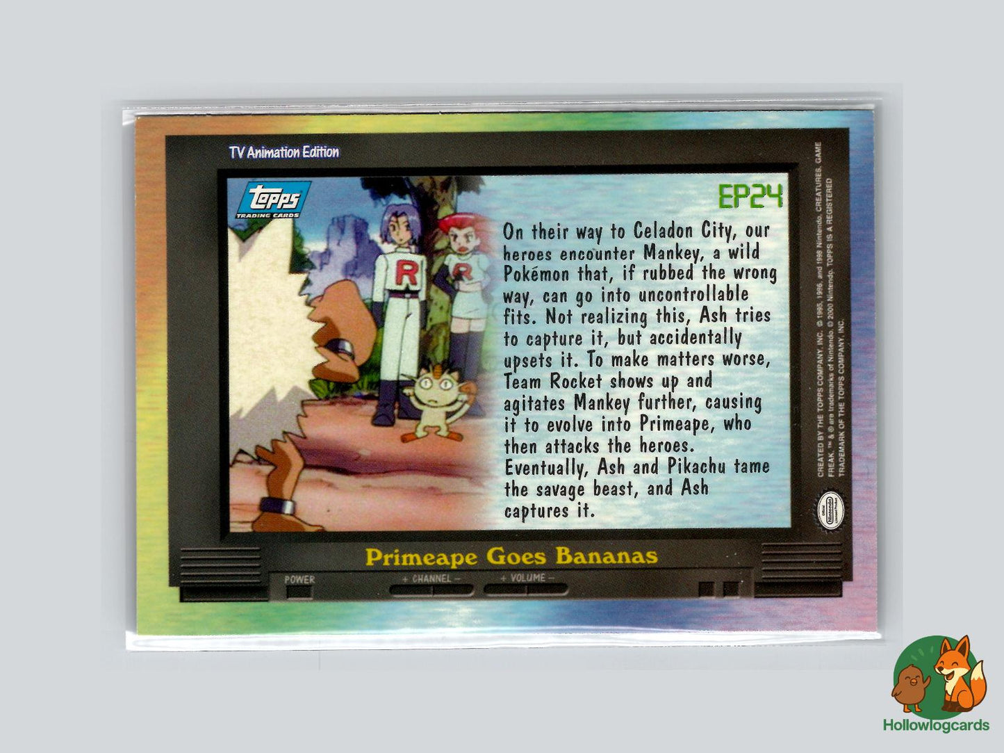 EP24 Primeape Goes Bananas [Primeape] (#146) - Topps Trading Cards Series 2