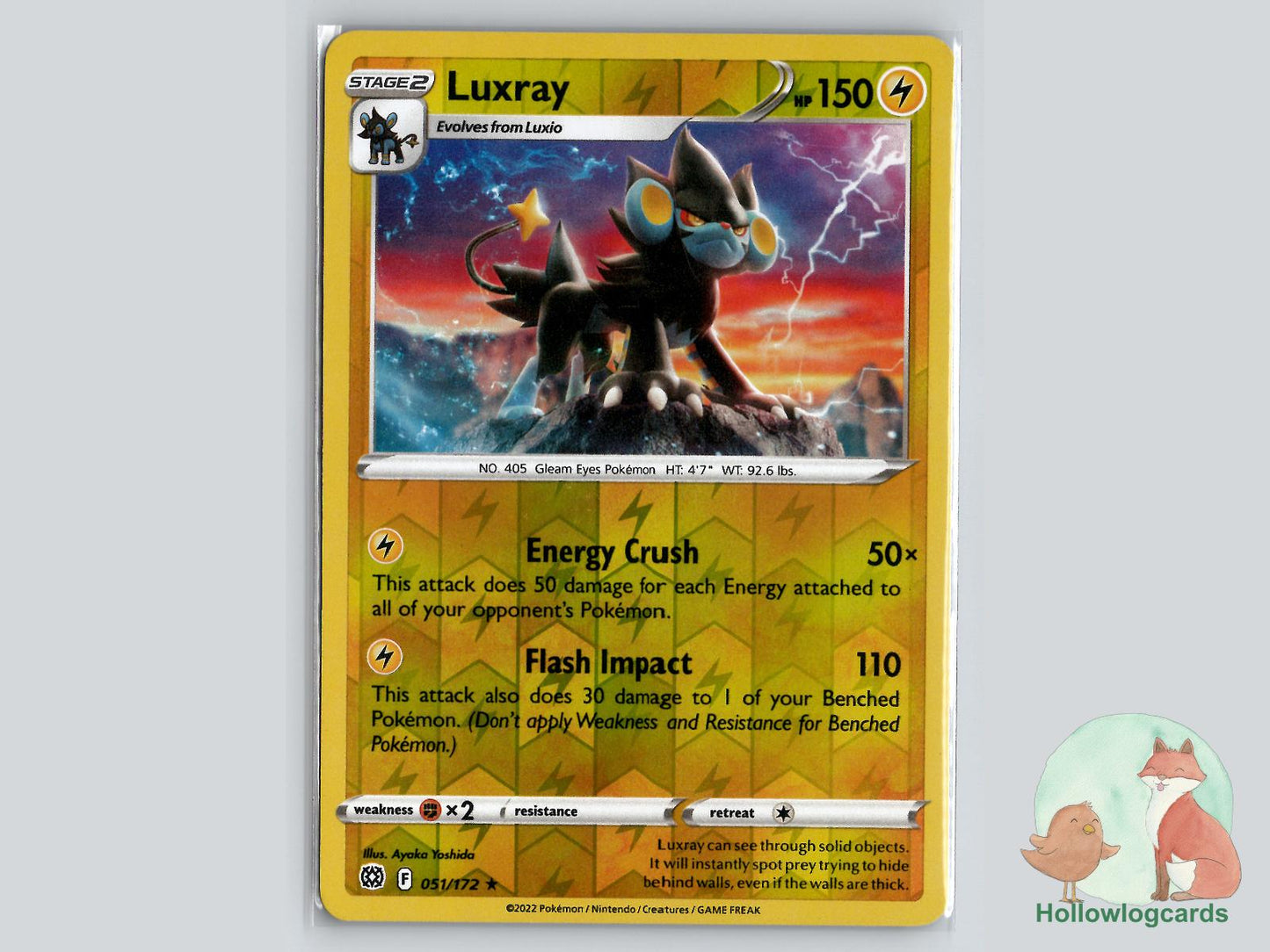 Luxray (051/172) - Brilliant Stars Pokémon Card