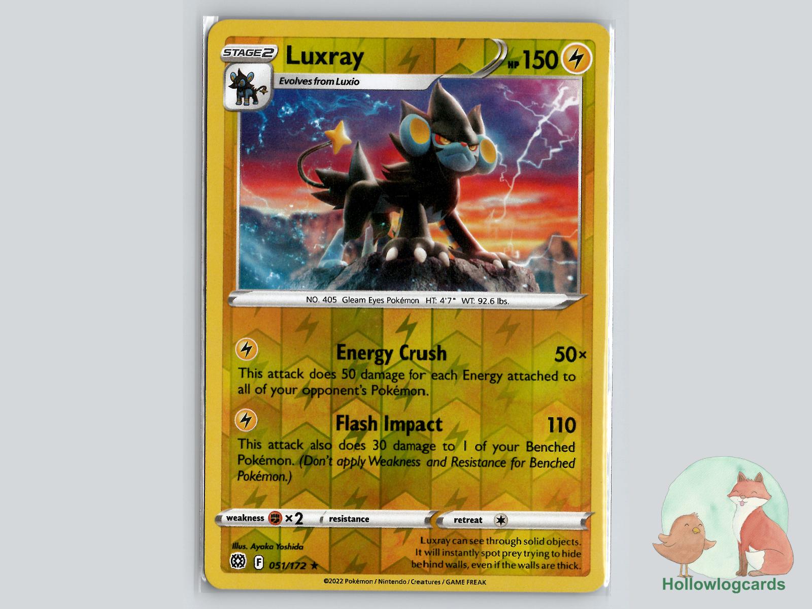 Luxray (051/172) - Brilliant Stars Pokémon Card