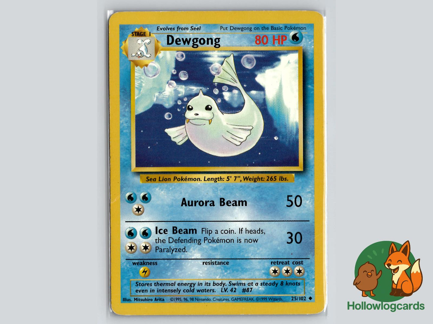 Dewgong (25/102) - Base Pokémon Card