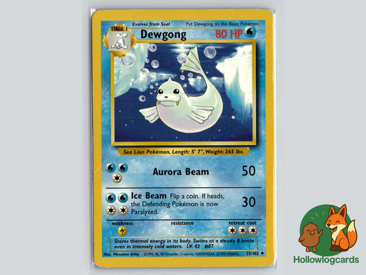 Dewgong (25/102) - Base Pokémon Card