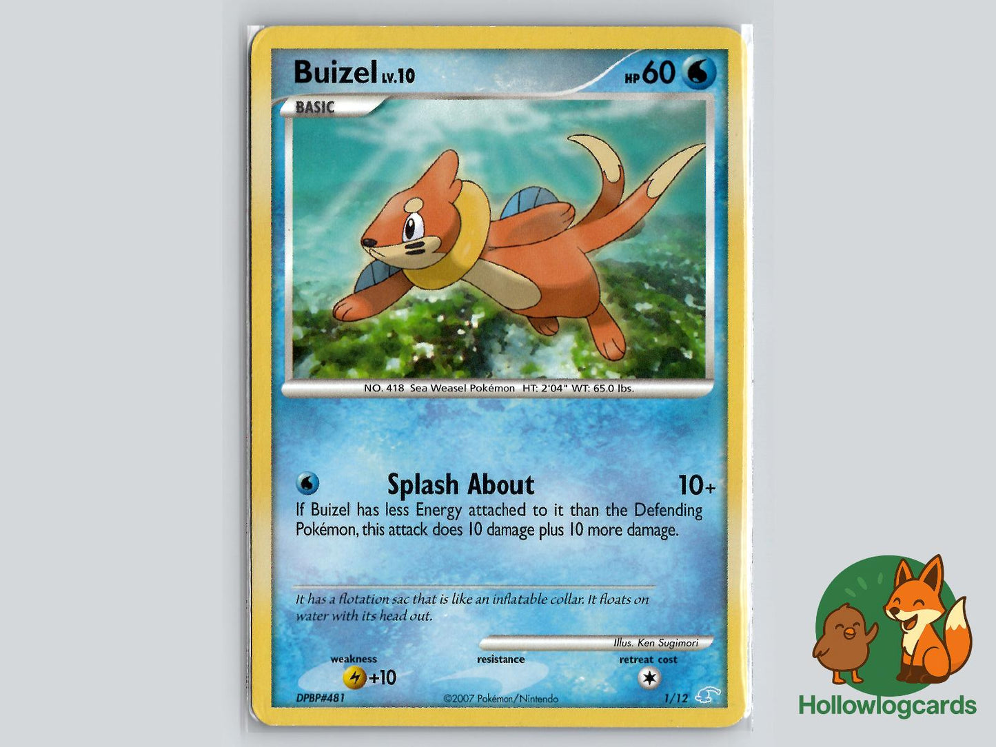 Buizel (1/12) Pokémon Card