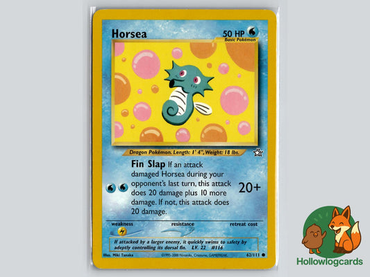 Horsea (62/111) - Neo Genesis Pokémon Card