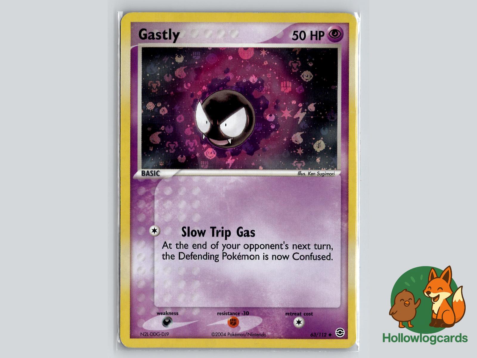 Gastly (63/112) - FireRed & LeafGreen Pokémon Card