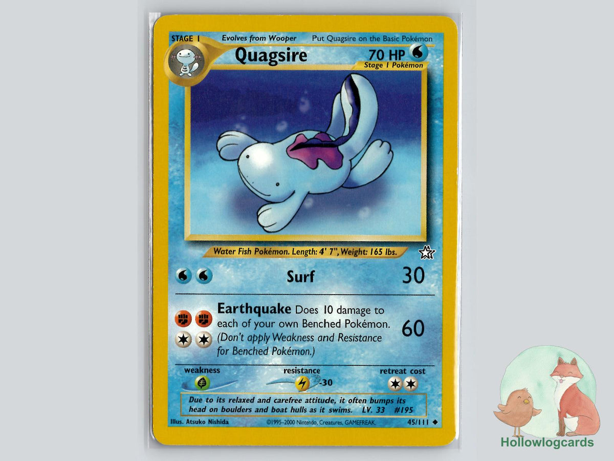 Quagsire (45/111) - Neo Genesis Pokémon Card