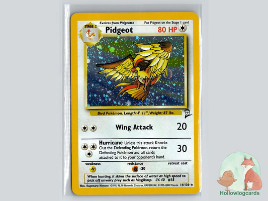 Pidgeot (14/130) - Base Set 2 Pokémon Card