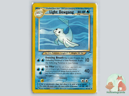 Light Dewgong (45/105) - Neo Destiny Pokémon Card