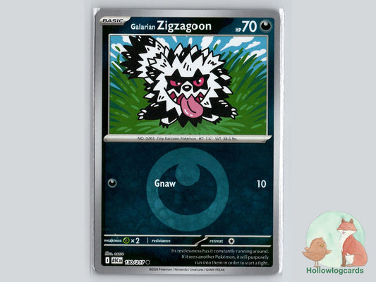 Galarian Zigzagoon (130/217) Pokémon Card