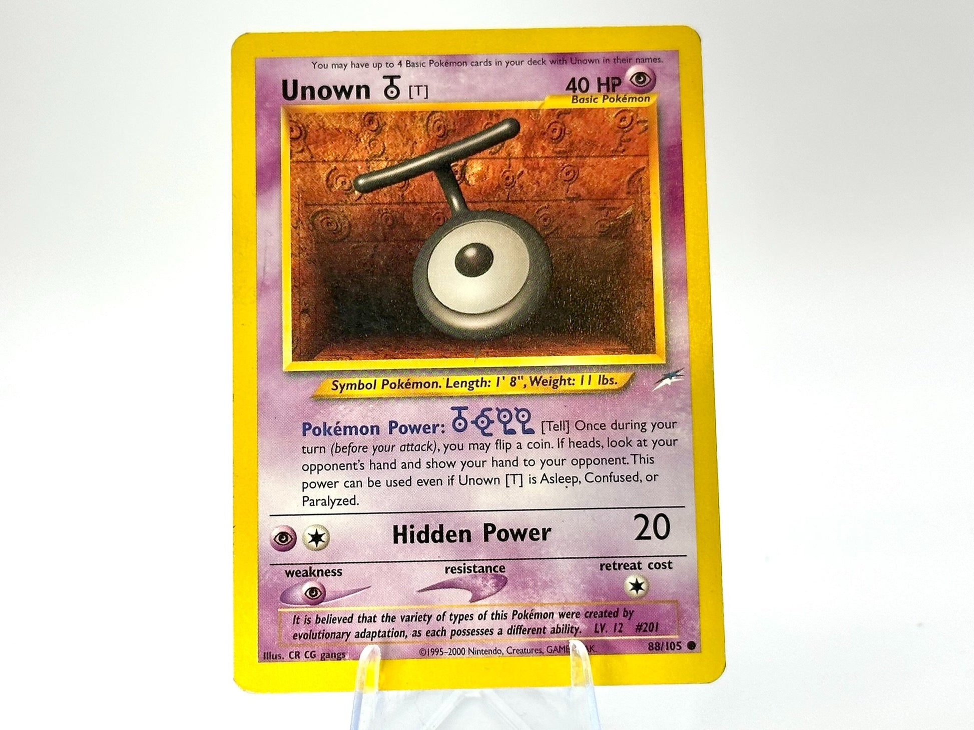 Image of Unown T Neo Destiny (N4) #88