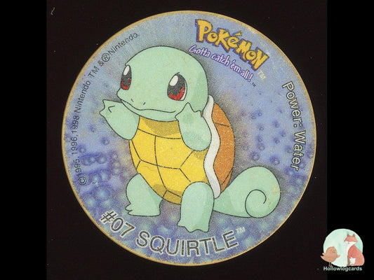 Squirtle #07 2001 Pokémon Tazo - Heavily Played HP