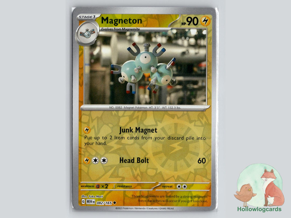 Magneton (082/165) - 151 Pokémon Card
