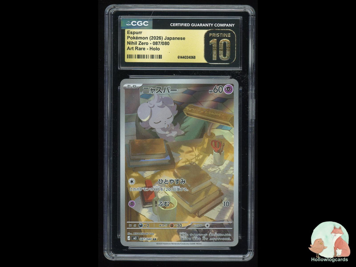Graded Espurr (087/080) Pokémon Card
