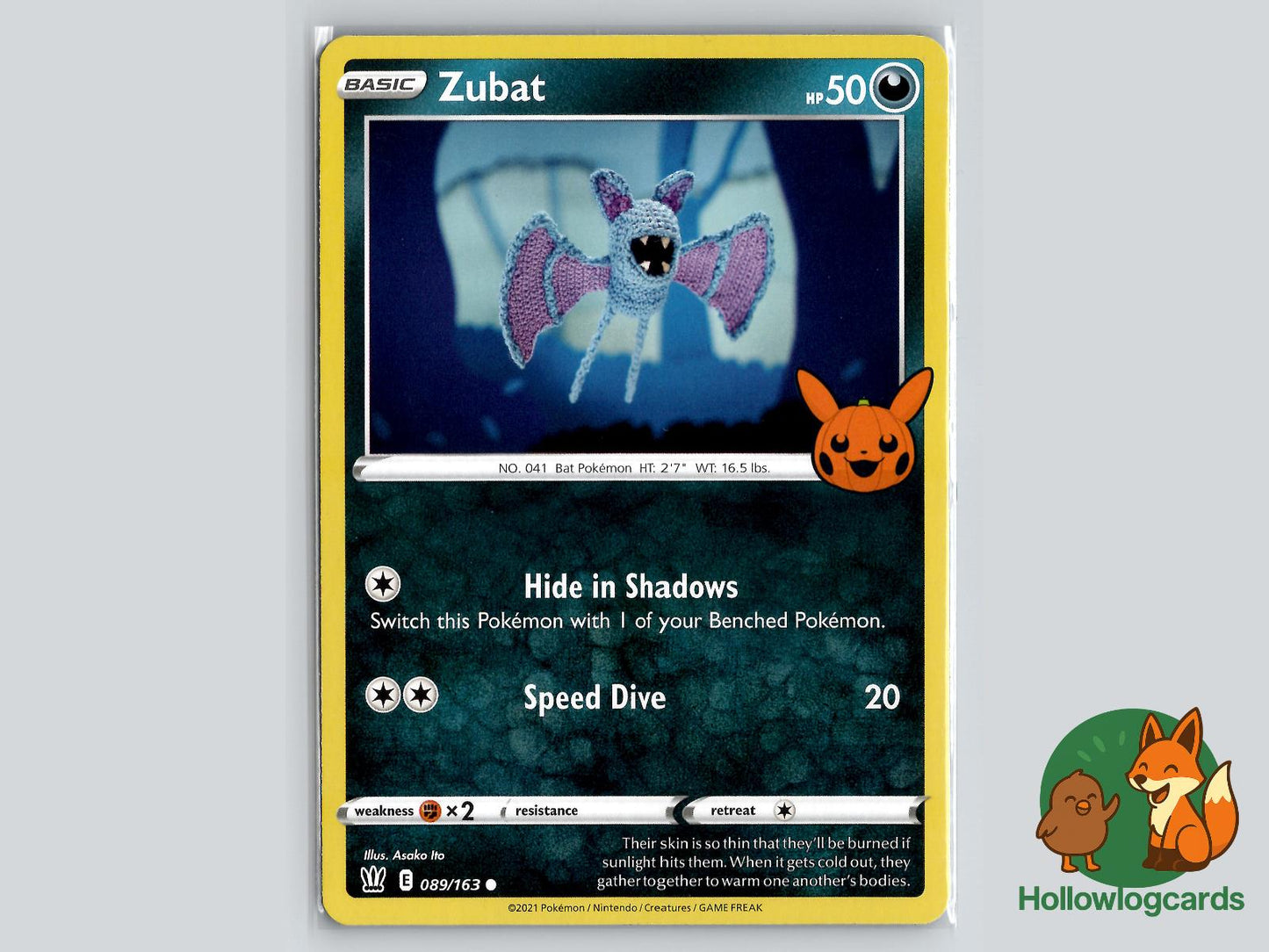 Zubat (089/163) Pokémon Card