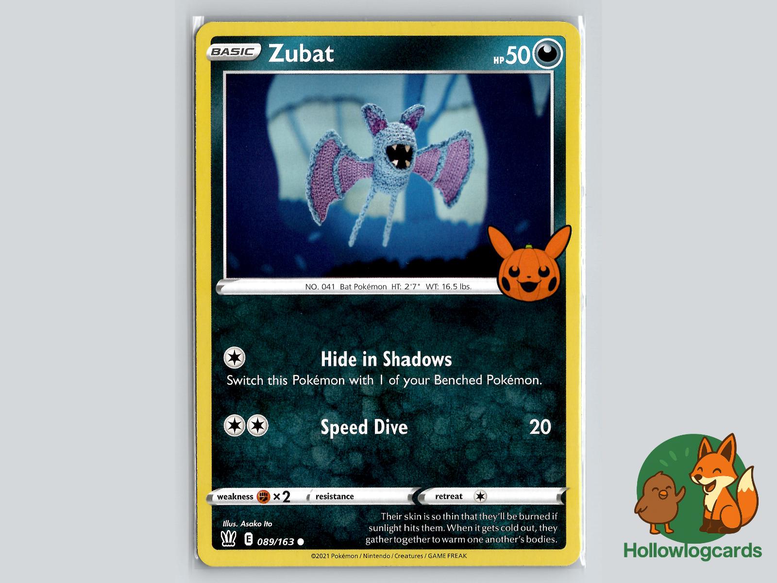 Zubat (089/163) Pokémon Card