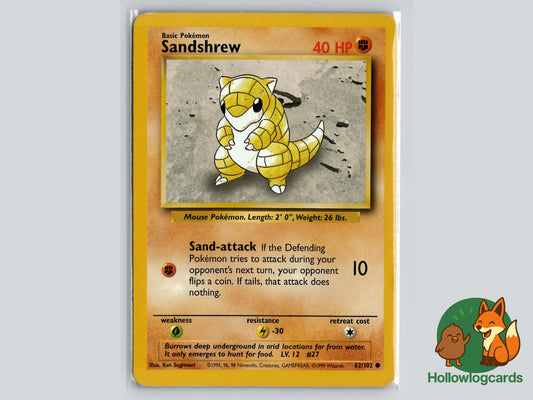 Image of Sandshrew Base Set (BS) #62
