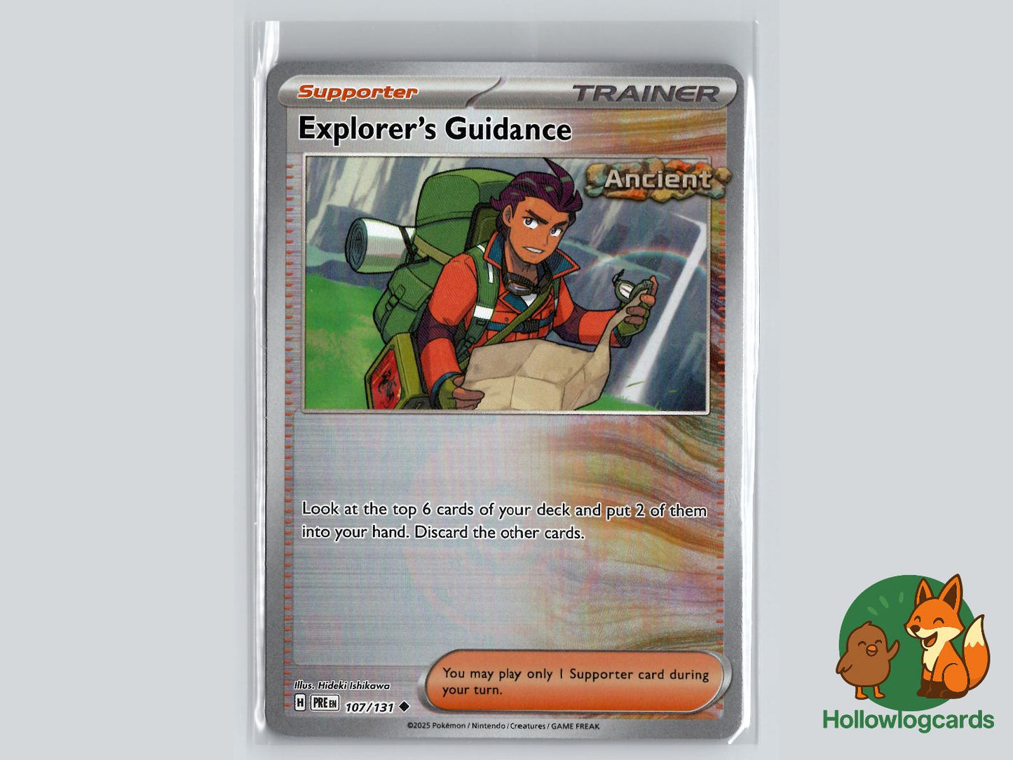 Explorer's Guidance (107/131) - Prismatic Evolutions Pokémon Card