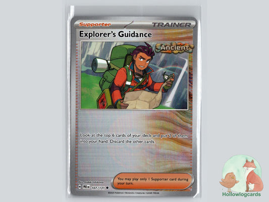 Explorer's Guidance (107/131) - Prismatic Evolutions Pokémon Card
