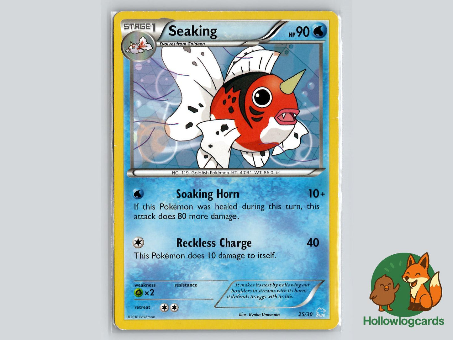 Seaking (25/30) - XY Pokémon Card