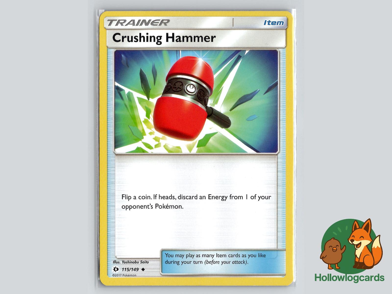 Crushing Hammer (115/149) - Base Pokémon Card