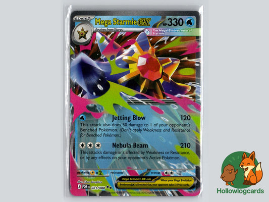 Mega Starmie ex (021/088) Pokémon Card