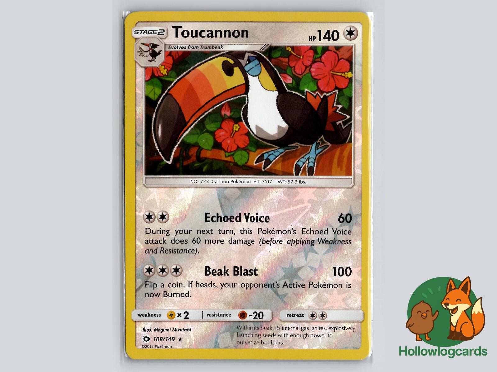 Toucannon (108/149) - Base Pokémon Card