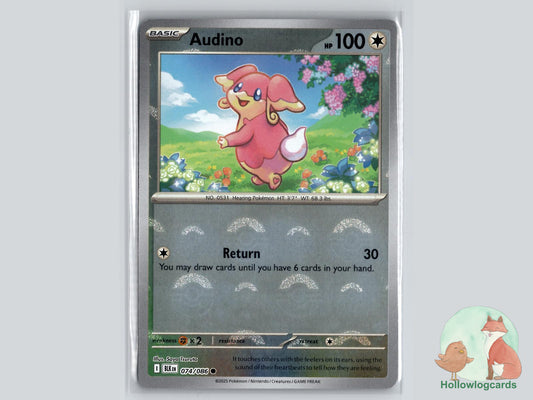 Audino (074/086) - Black Bolt Pokémon Card