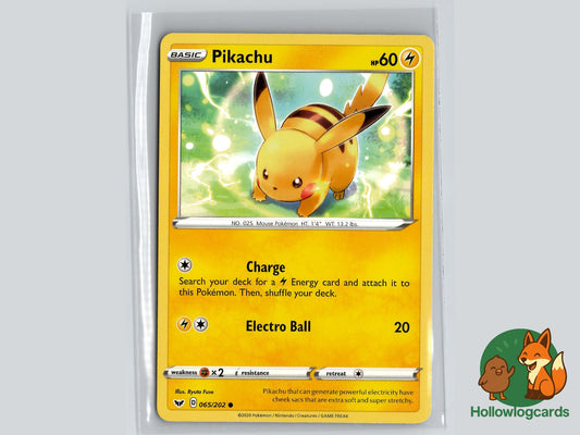 Pikachu (065/202) - Sword & Shield Pokémon Card