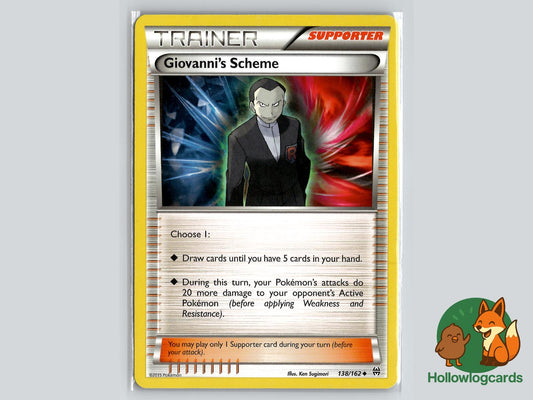Giovanni's Scheme (138/162) - BREAKthrough Pokémon Card