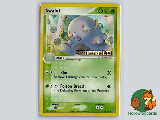 Swalot (40/106) - Emerald Pokémon Card