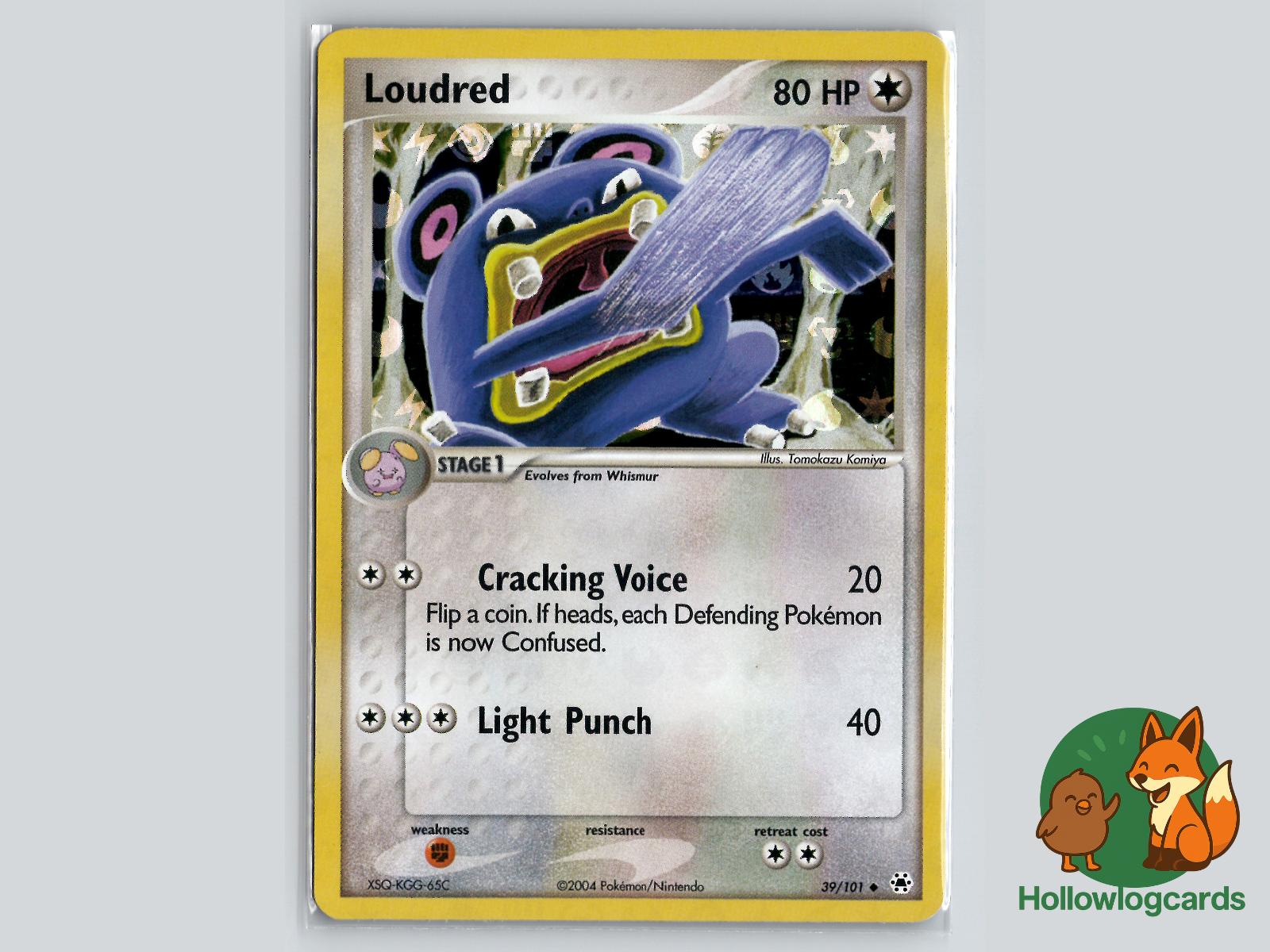 Loudred (39/101) - Hidden Legends Pokémon Card