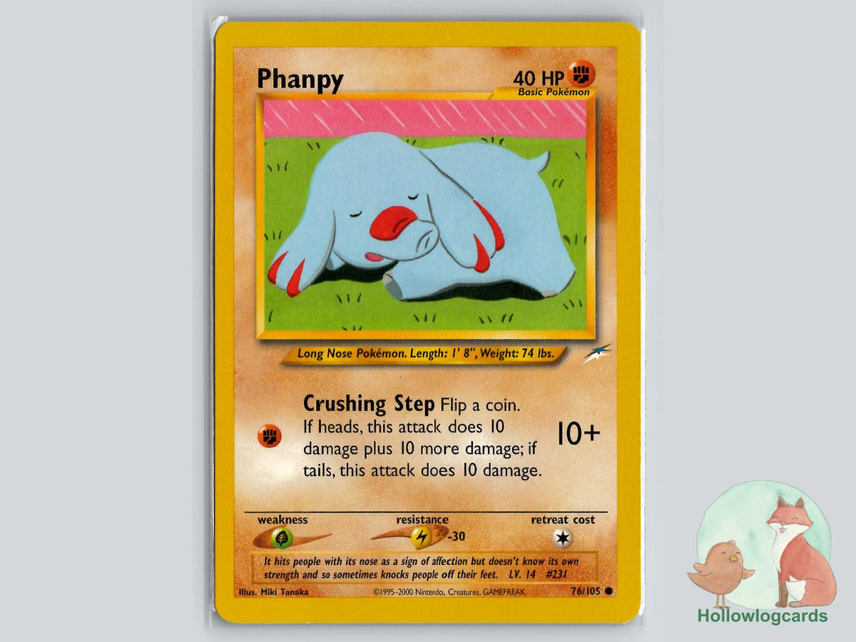 Phanpy (76/105) - Neo Destiny Pokémon Card