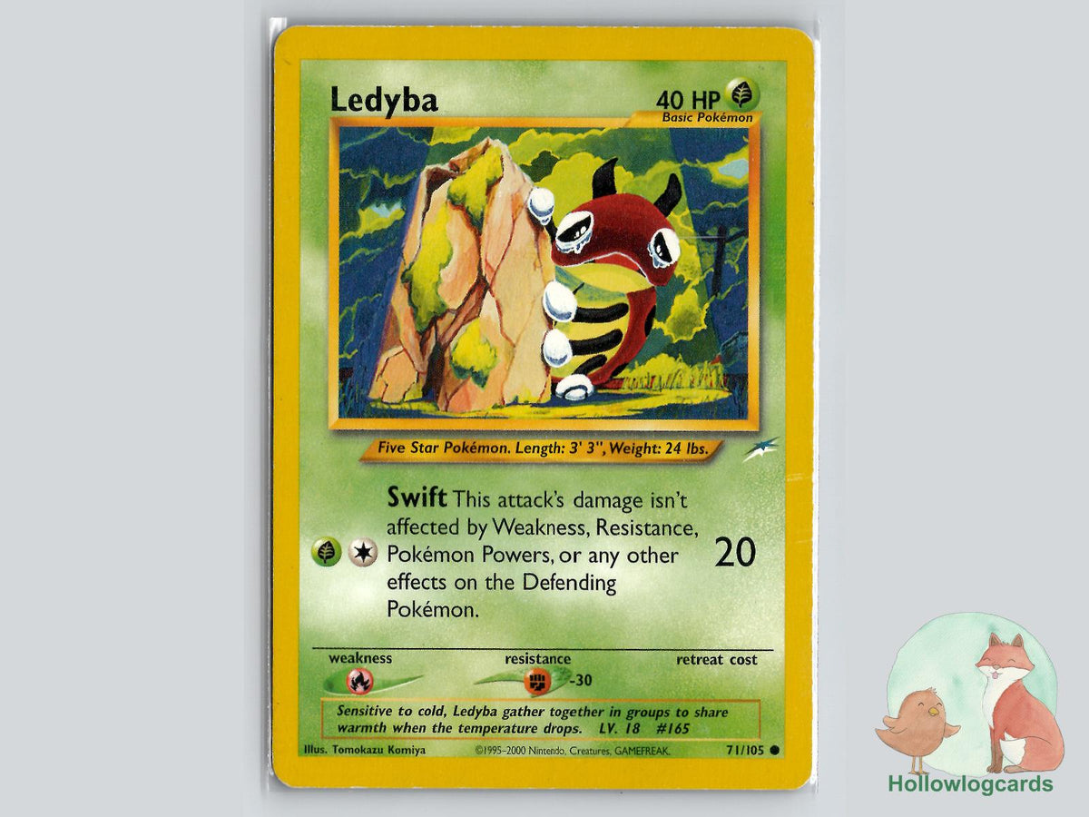 Ledyba (71/105) - Neo Destiny Pokémon Card