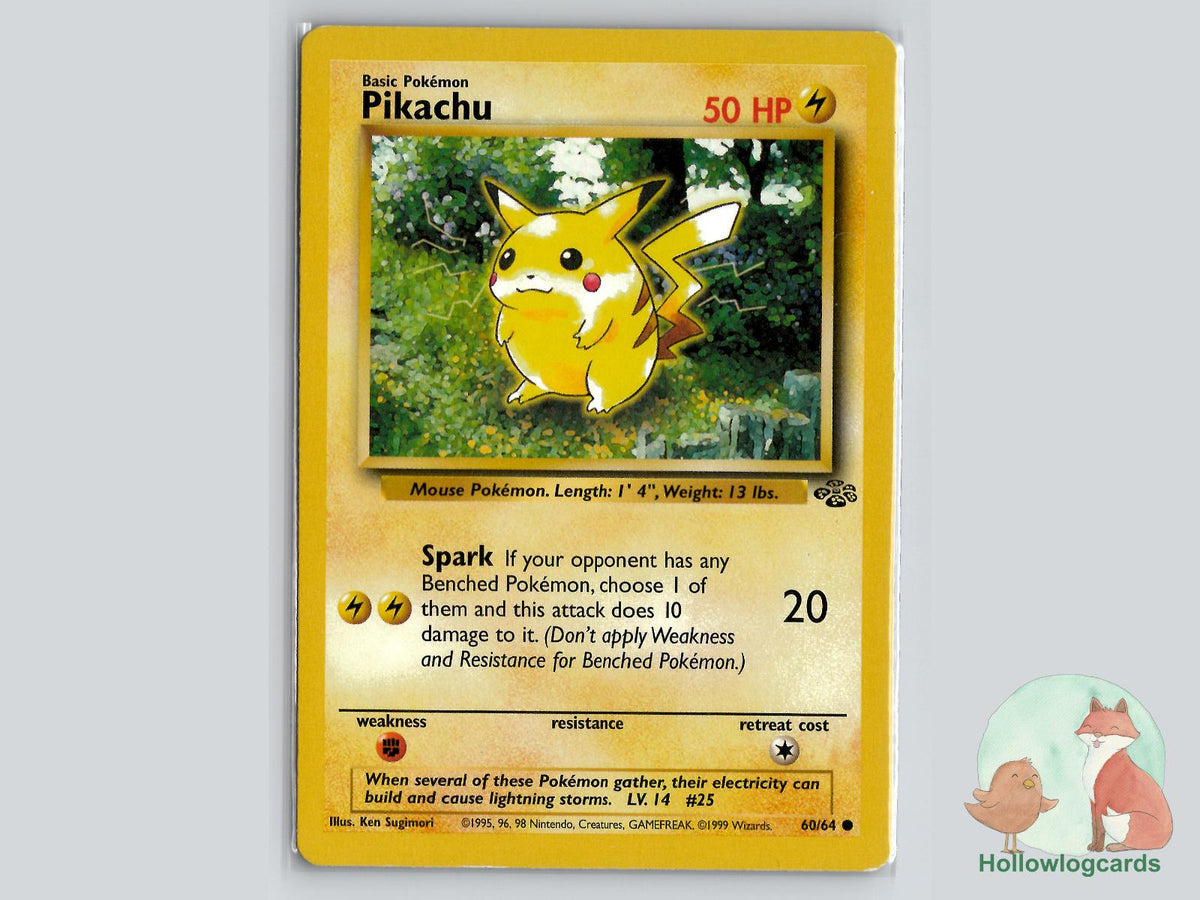 Pikachu (60/64) - Jungle Pokémon Card