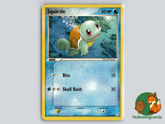 Image of Squirtle Crystal Guardians (CG) #63