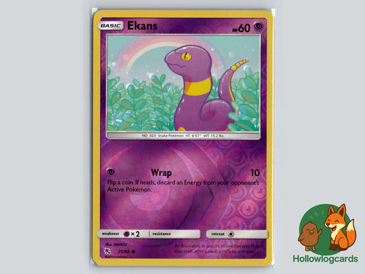 Image of Ekans Hidden Fates (HIF) #025