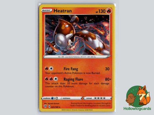 Image of Heatran Darkness Ablaze (DAA) #025