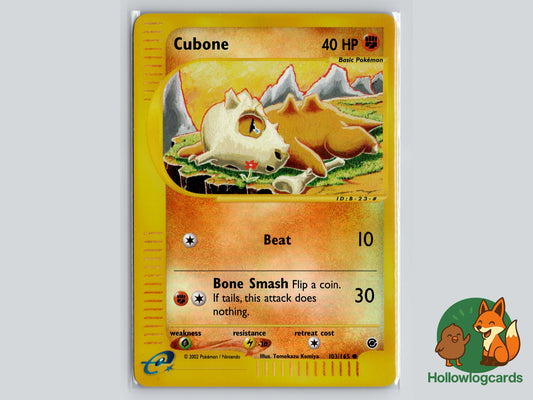 Image of Cubone Expedition (EX) #103