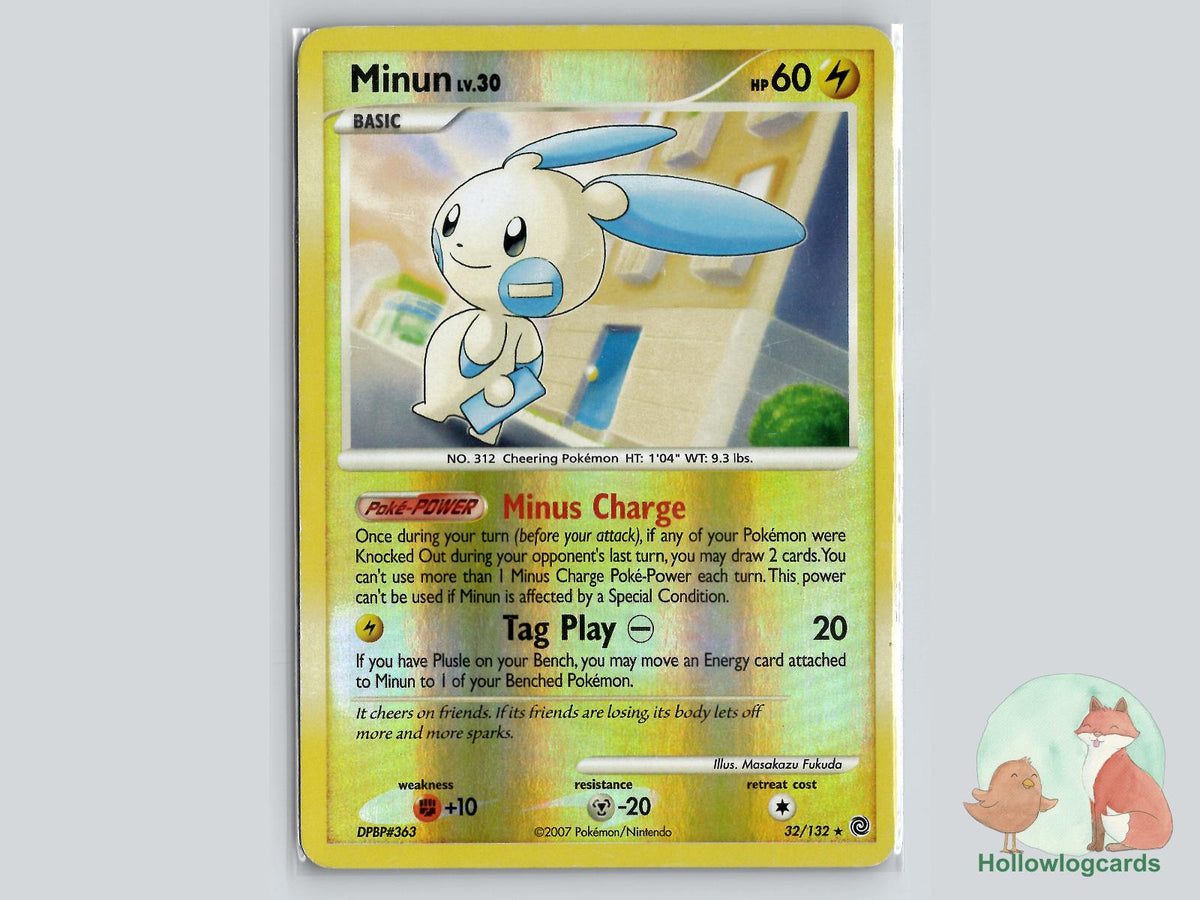 Minun (32/132) - Secret Wonders Pokémon Card