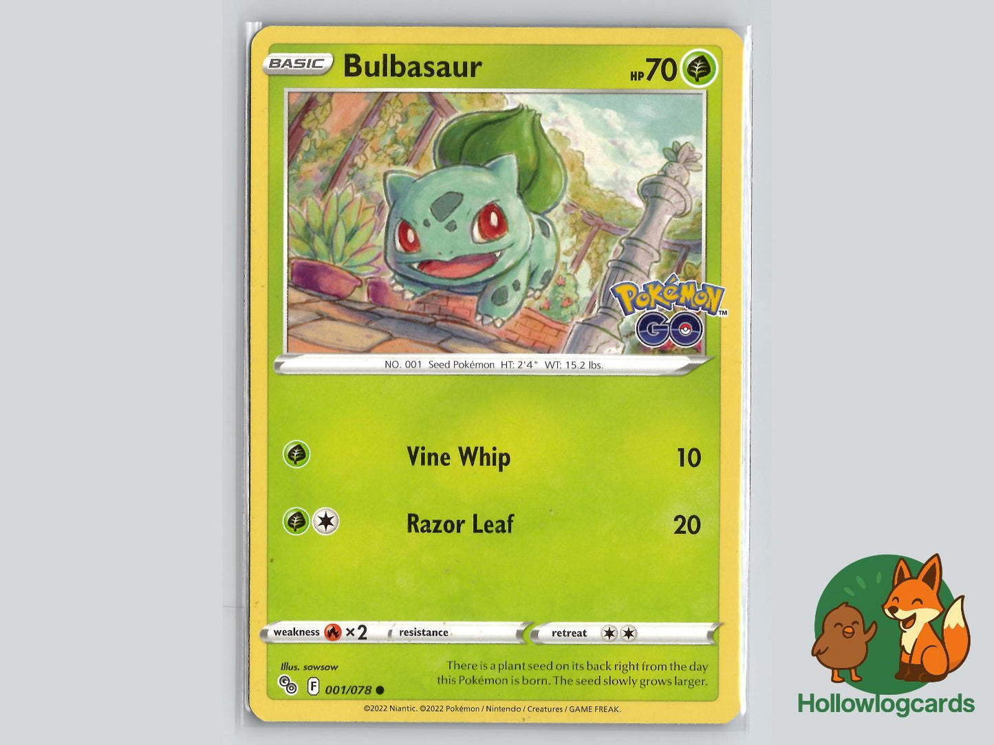 Bulbasaur (001/078) Pokémon Card