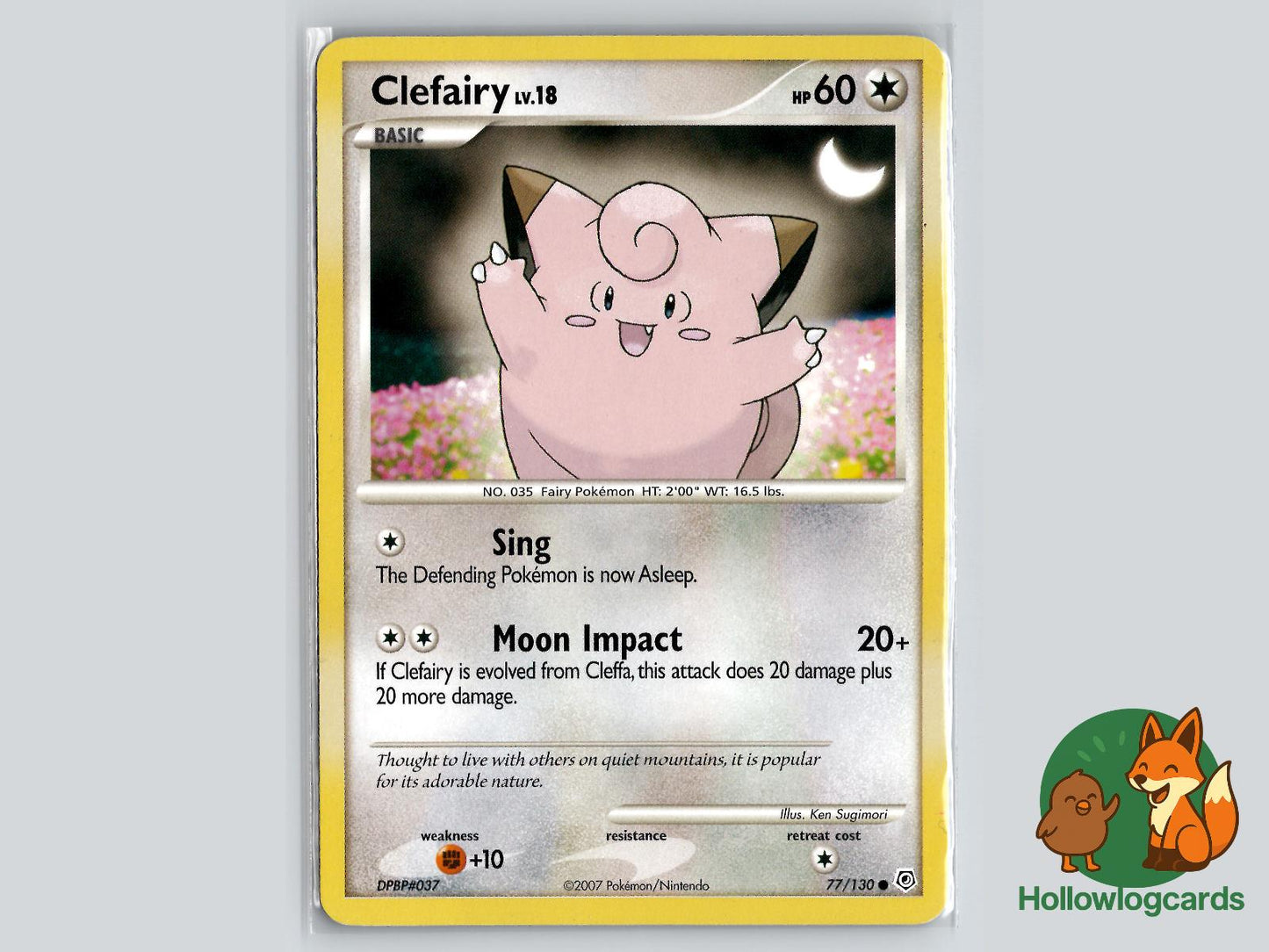 Clefairy (77/130) - Diamond & Pearl Pokémon Card