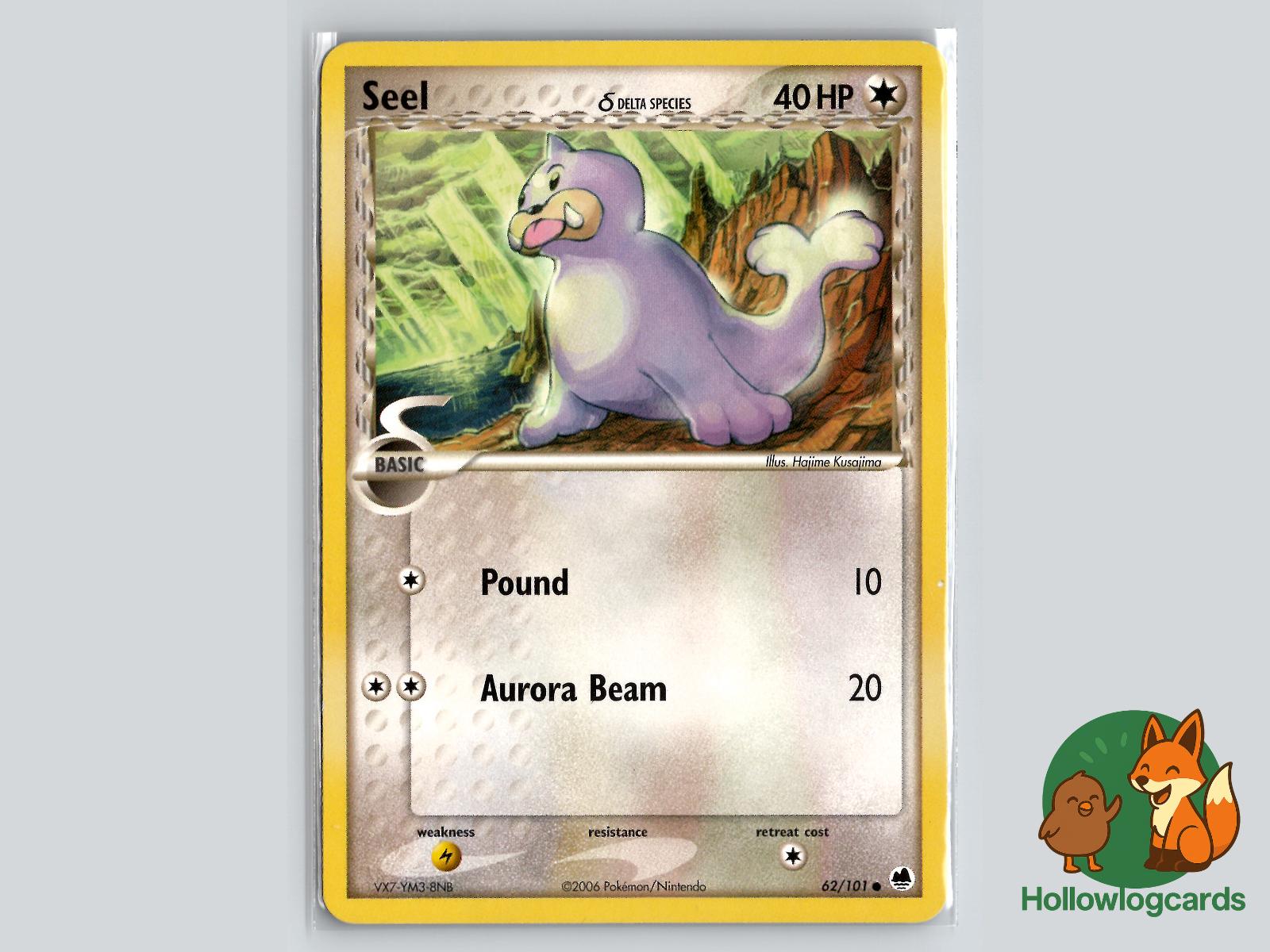 Seel (62/101) - Dragon Frontiers Pokémon Card