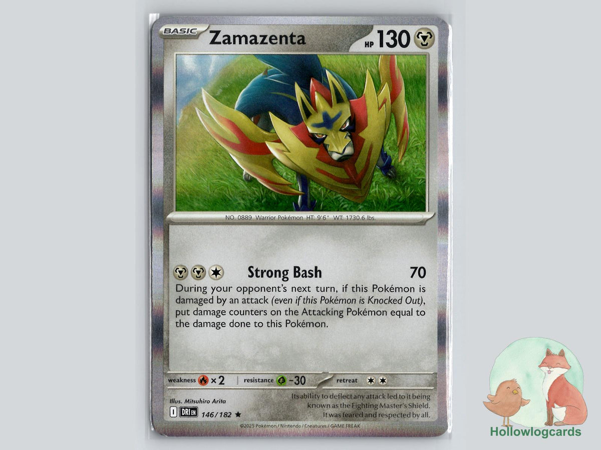 Zamazenta (146/182) - Destined Rivals Pokémon Card