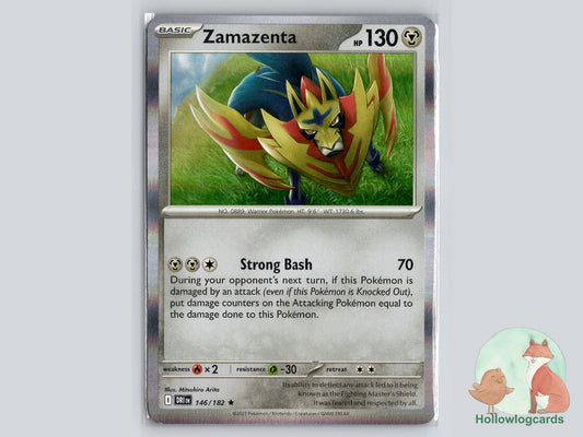 Zamazenta (146/182) - Destined Rivals Pokémon Card