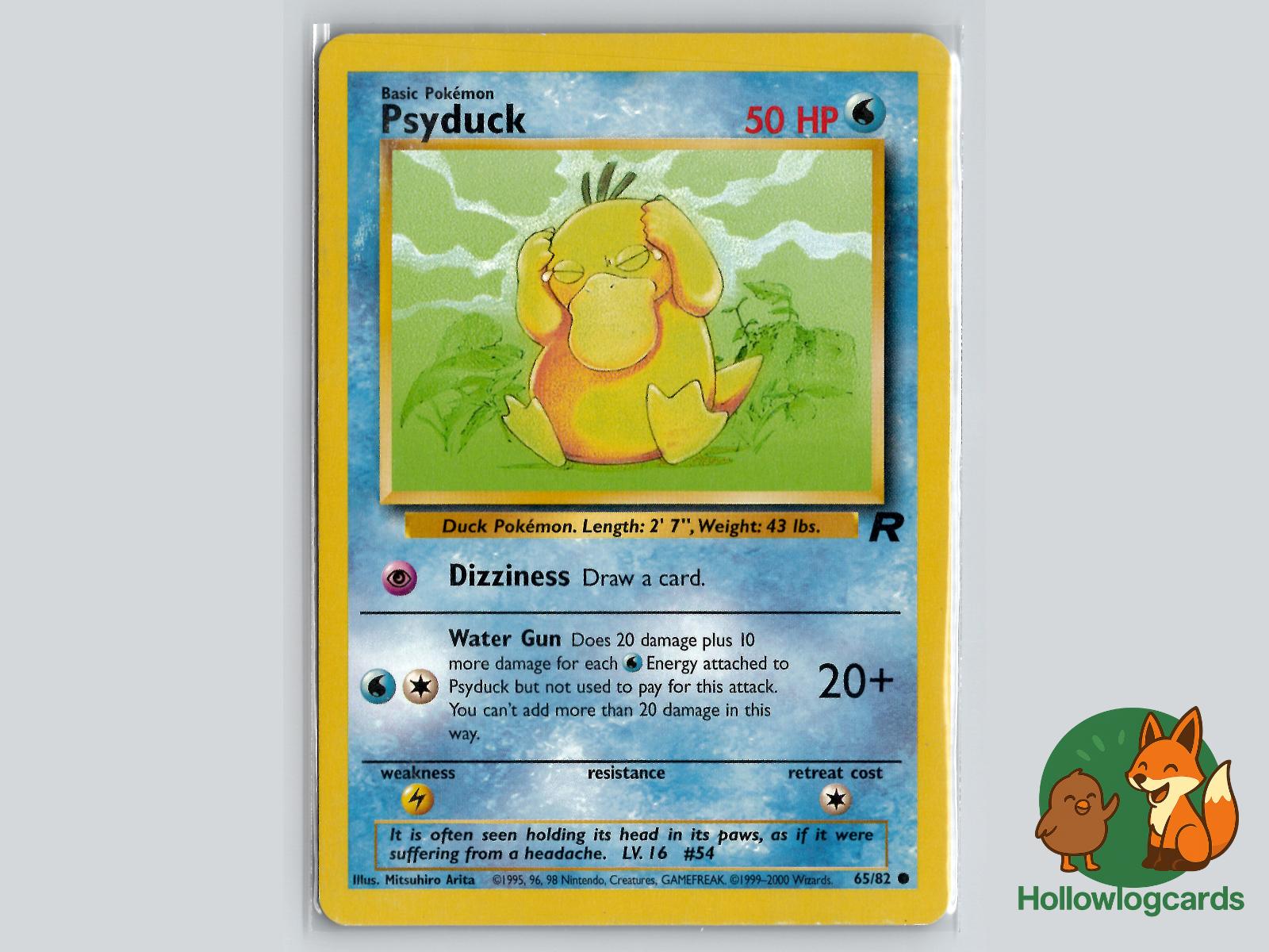 Psyduck (65/82) - Team Rocket Pokémon Card