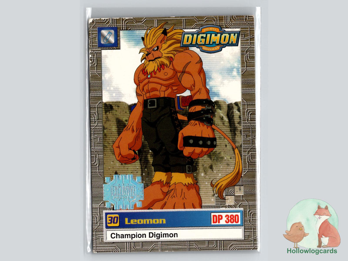 Leomon (28/34) 1999 Upper Deck Digimon card