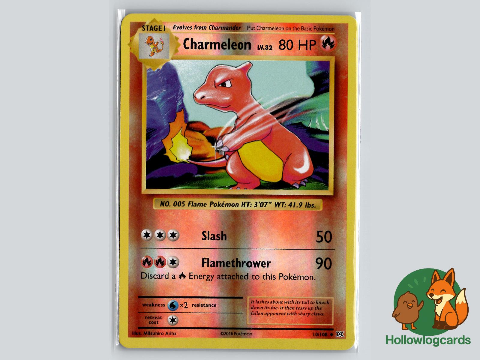 Charmeleon (10/108) - Evolutions Pokémon Card