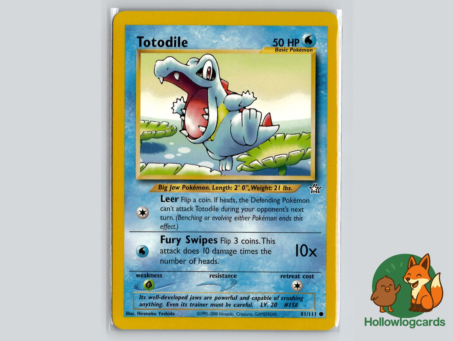 Totodile (81/111) - Neo Genesis Pokémon Card