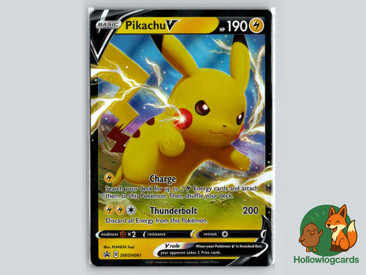 Pikachu V (SWSH061) - Sword & Shield Pokémon Card